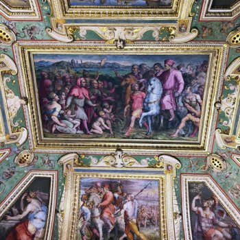 Роспись потолка зала Козимо Старого, Палаццо Веккьо.