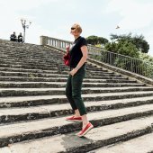 Экскурсия по Флоренции – романтическая лестница на панорамной площадке Микеланджело.