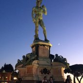 Флоренция экскурсия площадь Микеланджело бронзовый Давид.