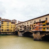 Экскурсия по Флоренции – Понте Веккьо или Старый мост – самый знаменитый мост в мире.