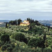 Экскурсия по Флоренции – старинное поместье в черте города, окруженное кипарисами и оливами.