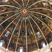 Парма купол Баптистерия фрески 13-14 веков.